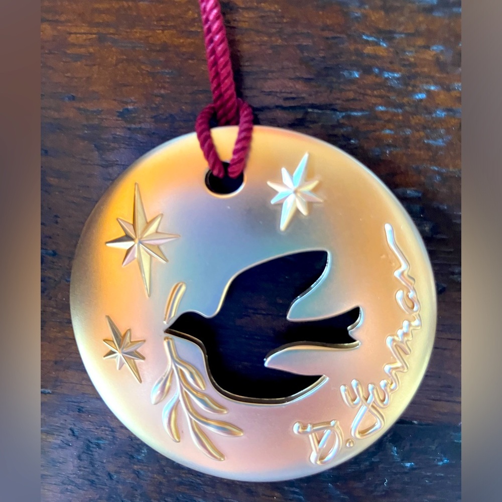 David Yurman 2023 Holiday Dove Ornament Great Gift Idea